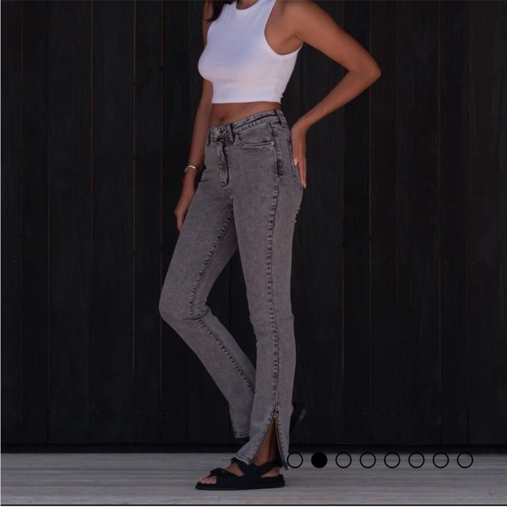 NWT LNDN Denim Thmbl Gray Jeans